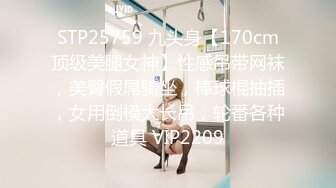 STP25759 九头身【170cm顶级美腿女神】性感吊带网袜，美臀假屌骑坐，棒球棍抽插，女用倒模大长吊，轮番各种道具 VIP2209