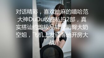 对话精彩，喜欢抽麻的嘻哈范大神DuDu收费私拍2部，真实搭讪约炮极品蜂腰肥臀大奶空姐，飞机上发骚落地开房大战