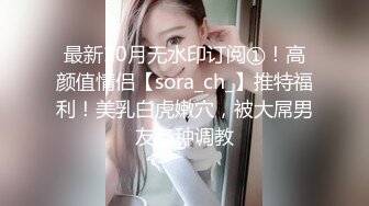 最新10月无水印订阅①！高颜值情侣【sora_ch_】推特福利！美乳白虎嫩穴，被大屌男友各种调教