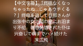 【中文字幕】「终电なくなっちゃったね…じゃあウチくる？」终电を逃して旦那さんが出张中の女上司の家にお泊まり不伦、诱惑発情された仆は兴奋して朝までハメ続けた 末広纯